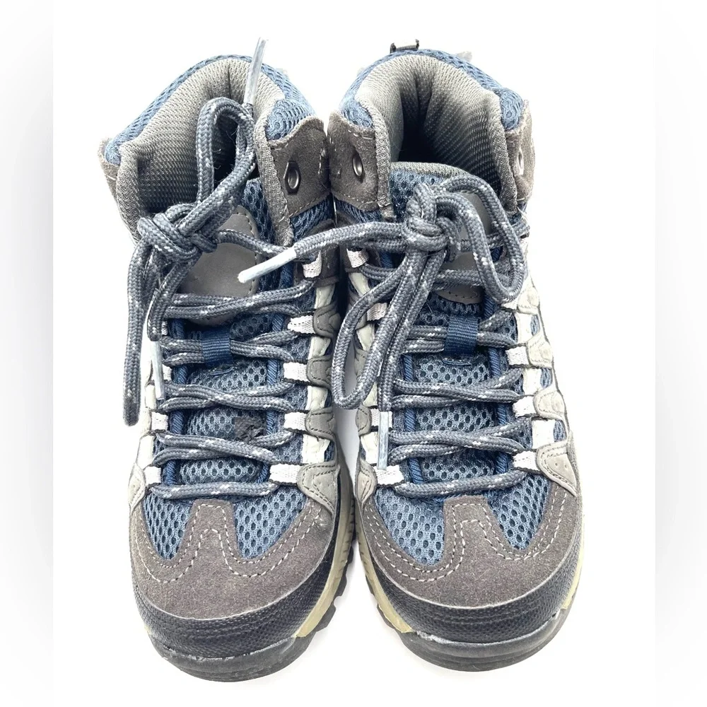 Cherokee Kids High-Top Boots - Gray and Blue